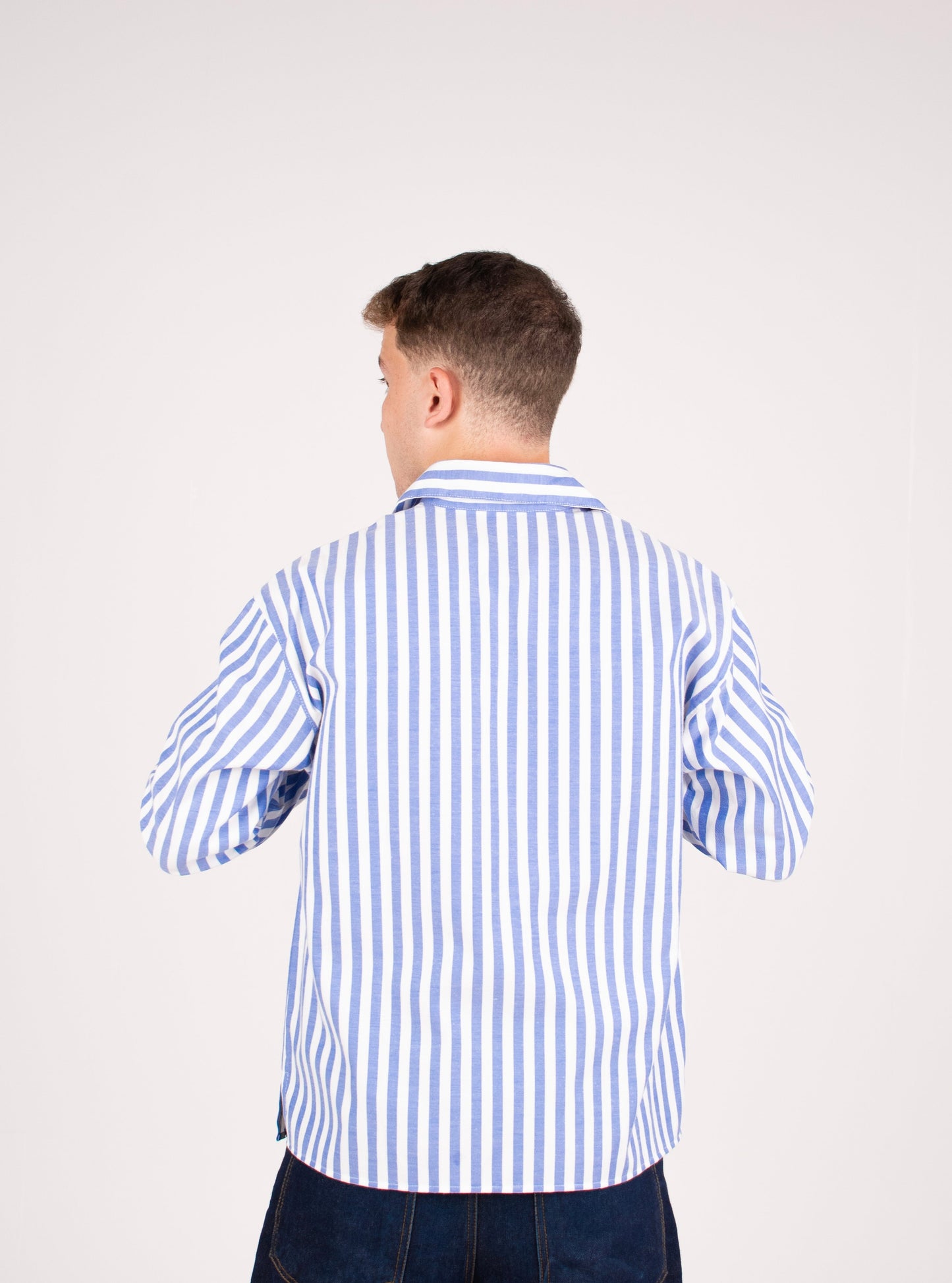 RESORT STRIPE SHIRT IN BLUE