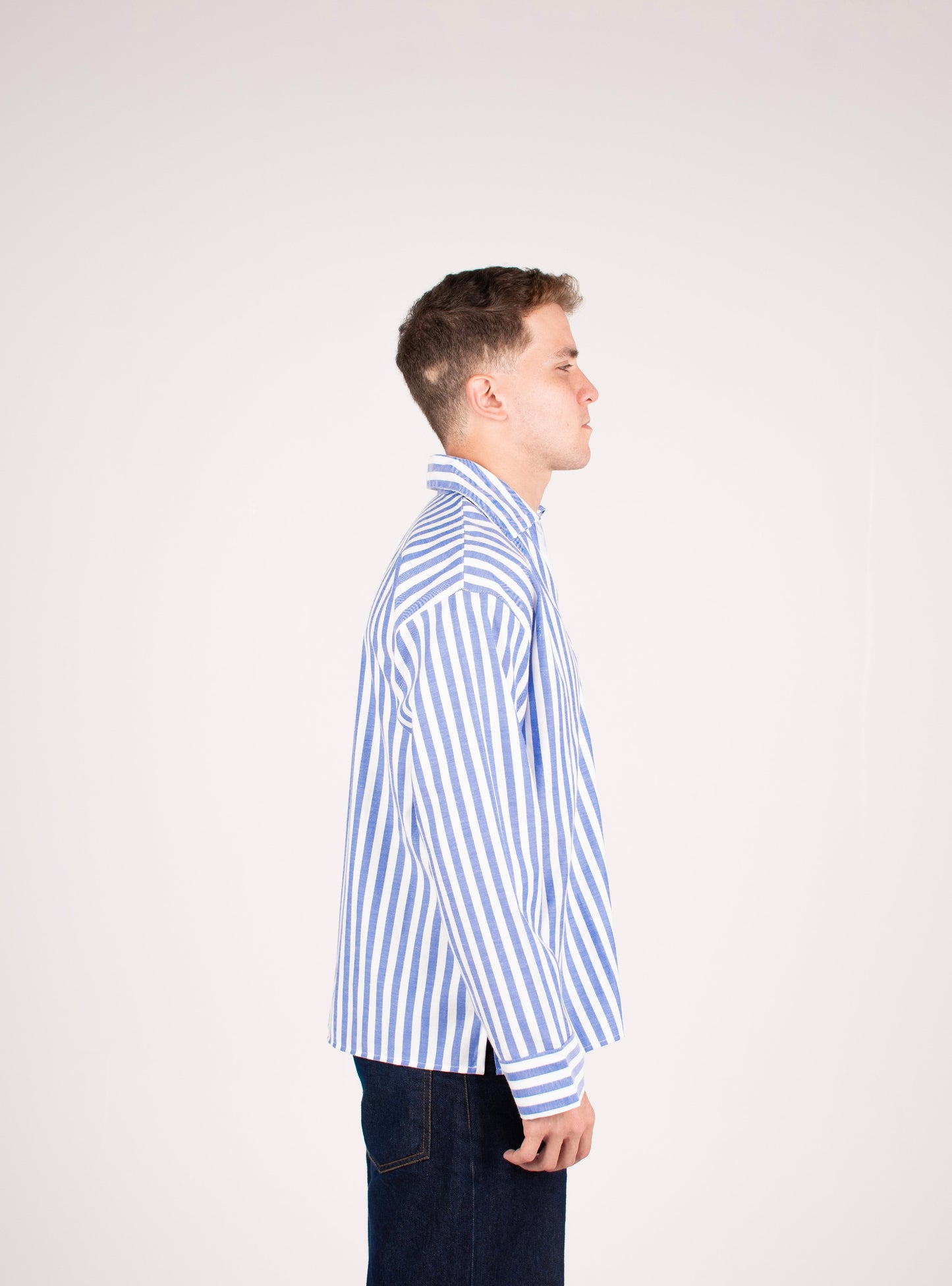 RESORT STRIPE SHIRT IN BLUE