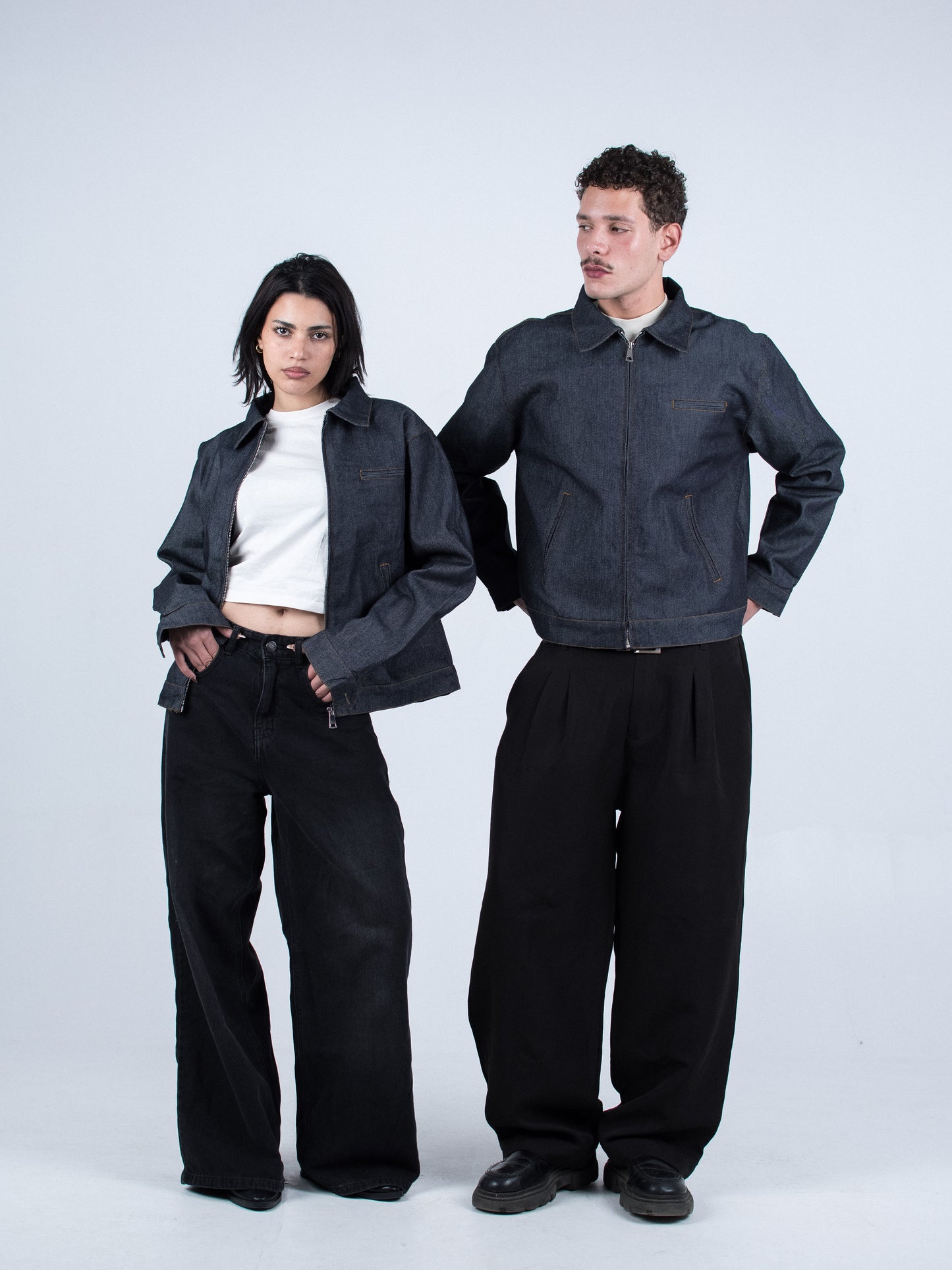 Raw Denim Work Jacket