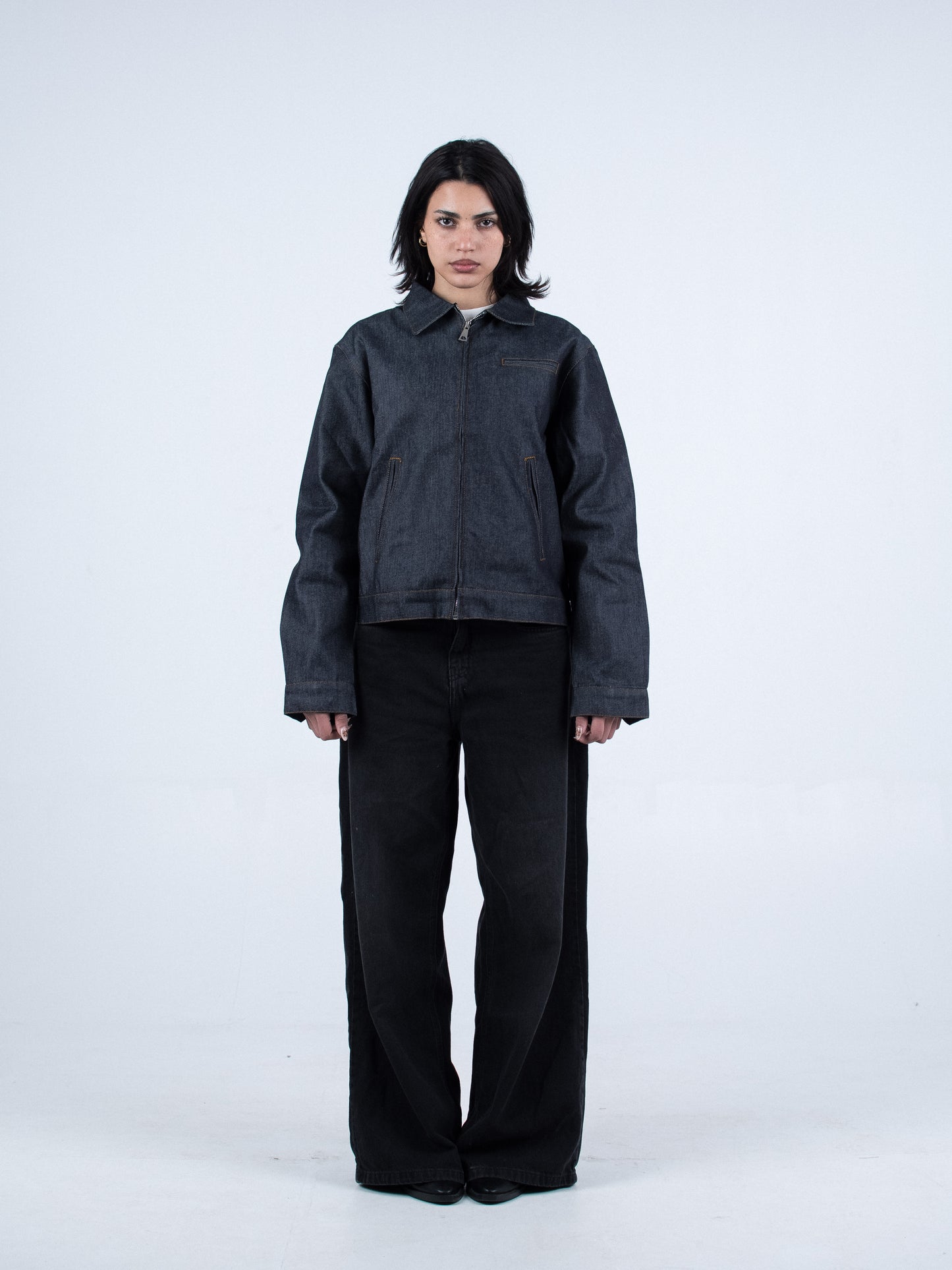 Raw Denim Work Jacket