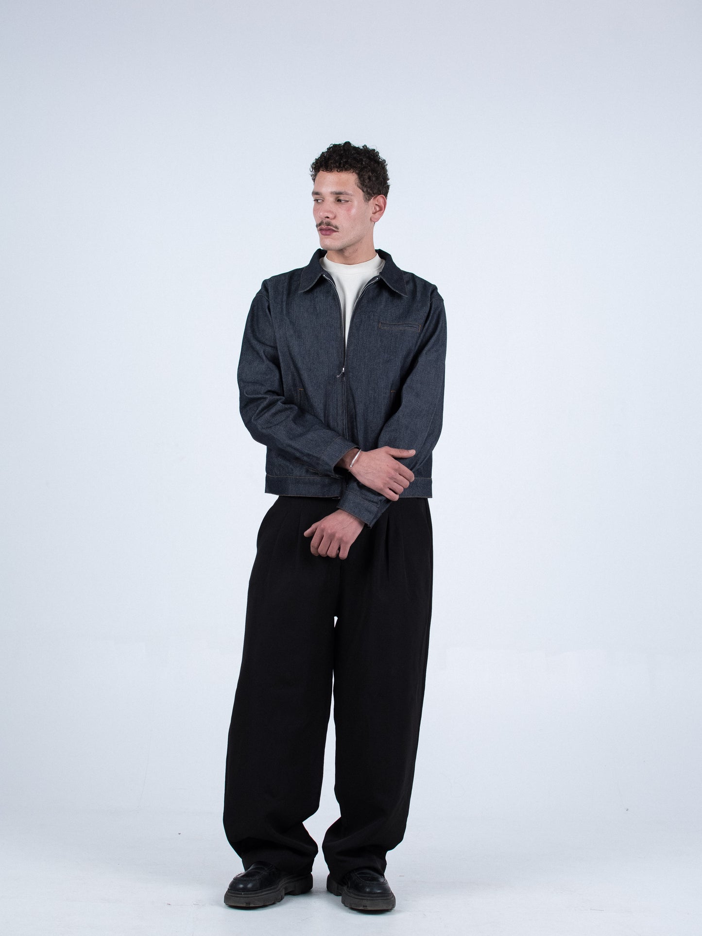 Raw Denim Work Jacket