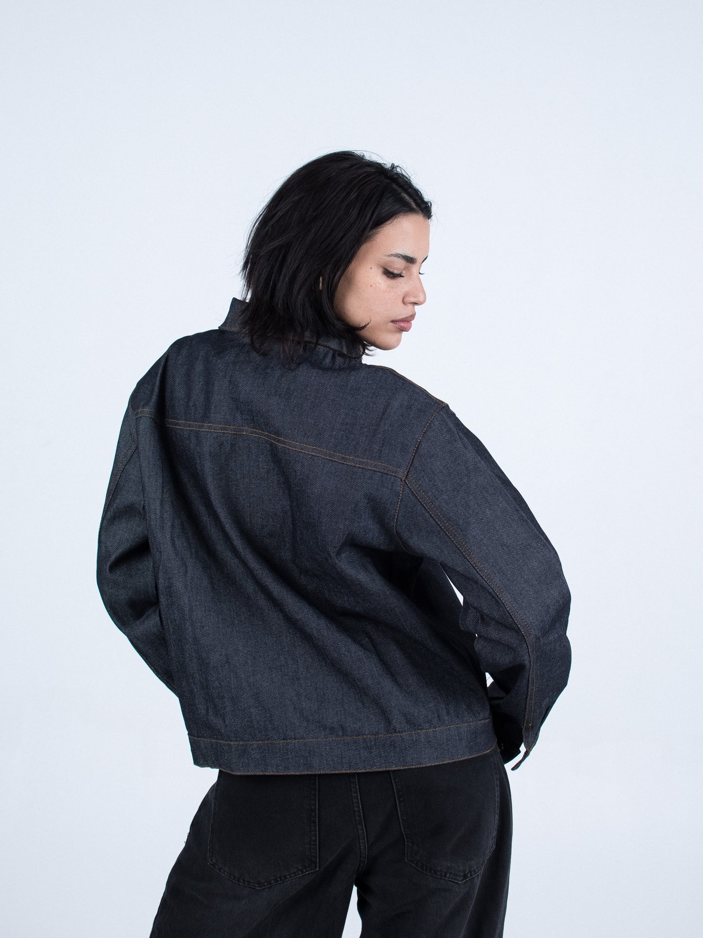 Raw Denim Work Jacket