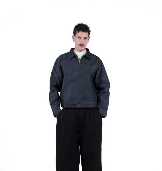 Raw Denim Work Jacket